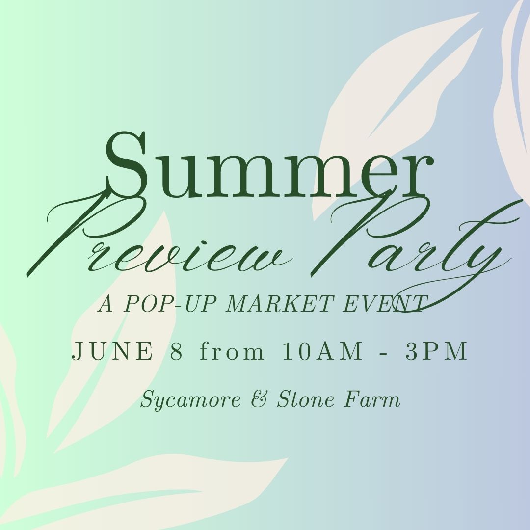Summer Preview Party - A Pop-Up Market Event 