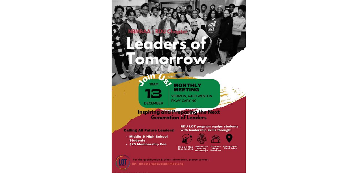 Leaders of Tomorrow December Meeting