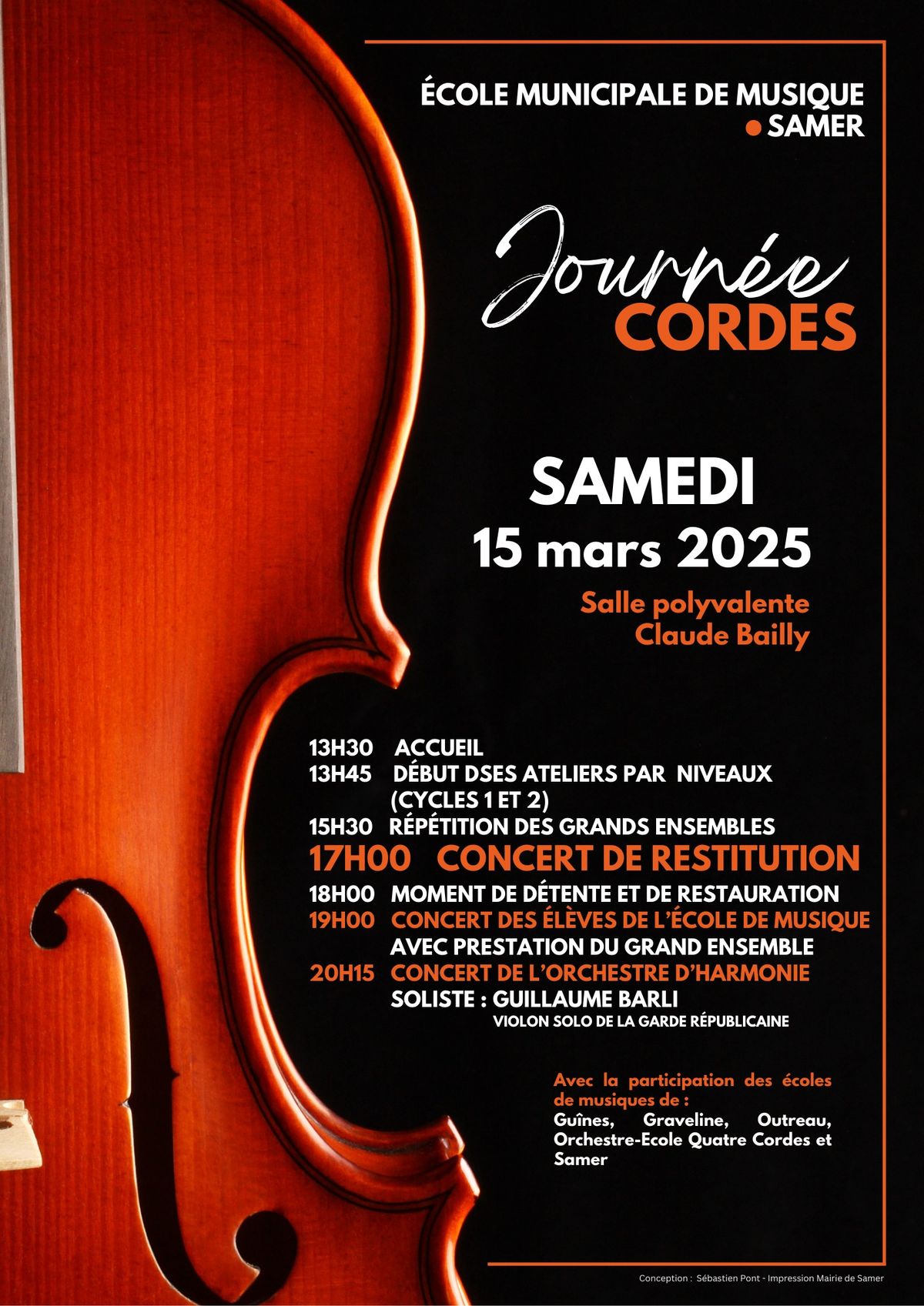 Journ\u00e9e Cordes de l'\u00e9cole municipale de musique