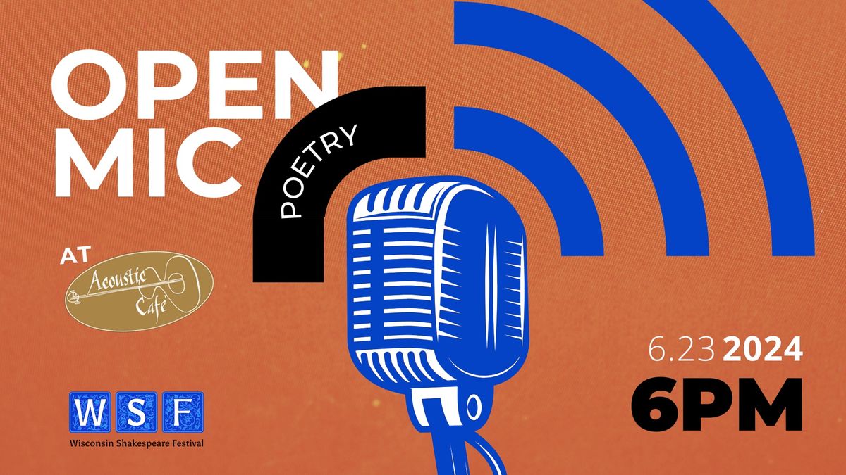 Poetry Open Mic at Acoustic Cafe