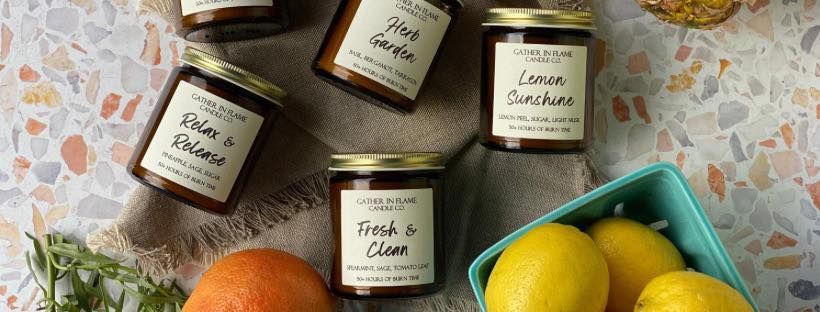 Gather In Flame Candle Co. @ Oregon City Farmer\u2019s Market