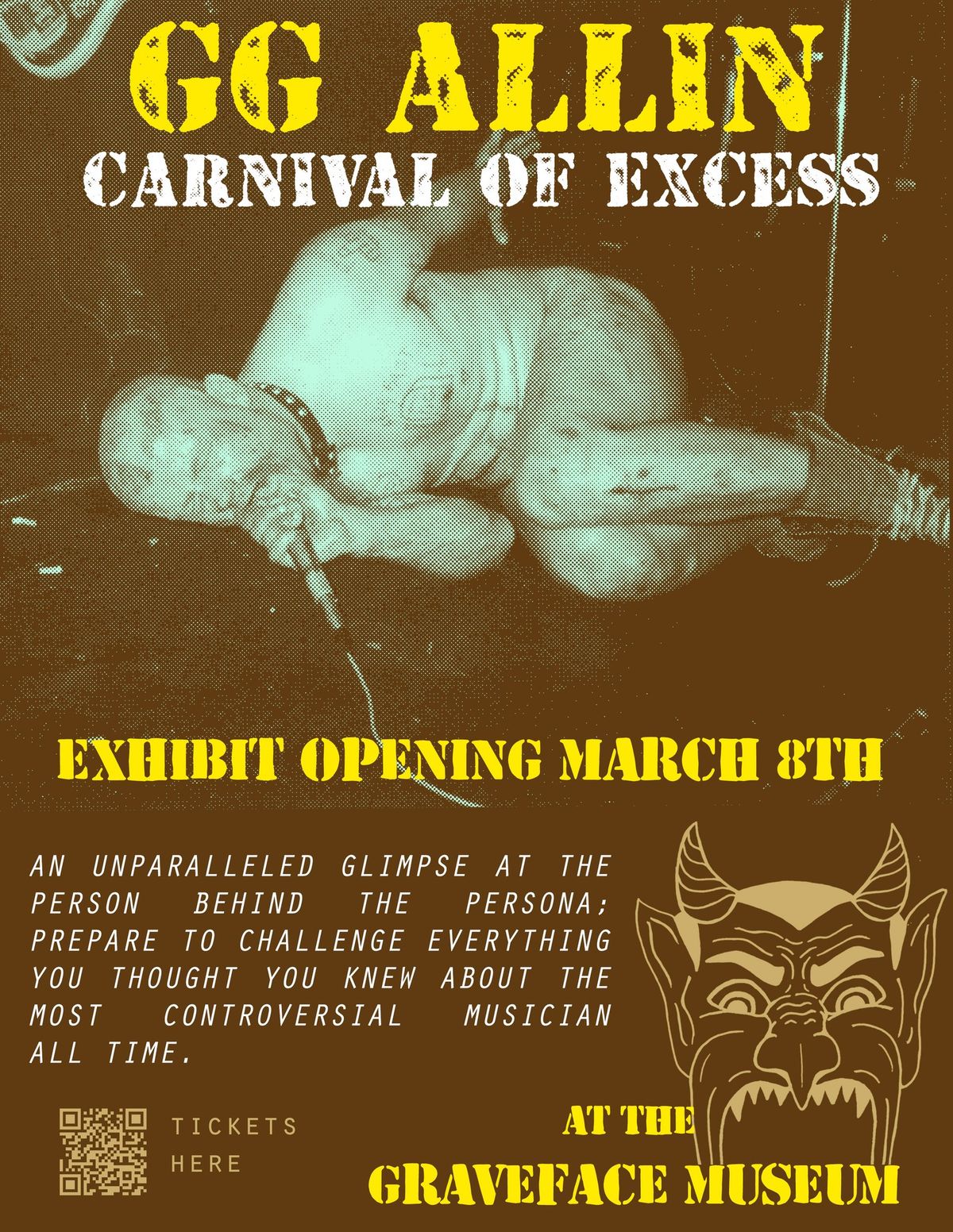 GG Allin: Carnival of Excess Exhibit Opening