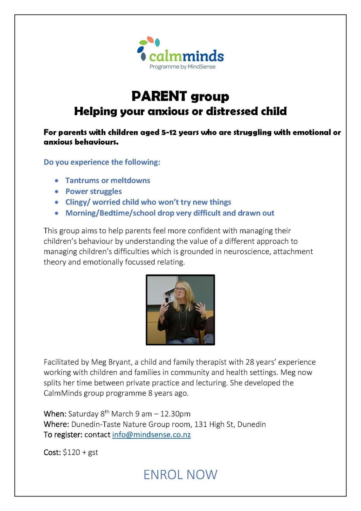 Dunedin Parents Group Workshop