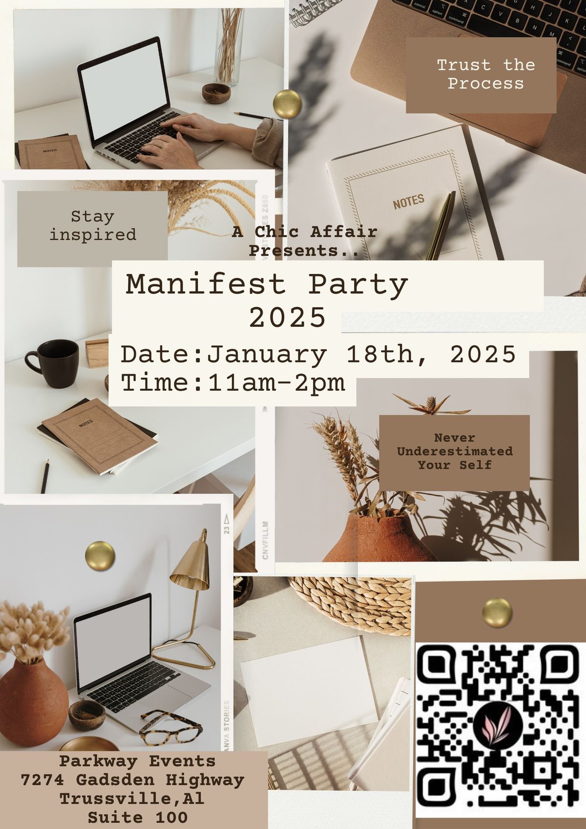 Manifest 2025! A Creative Vision Board Party