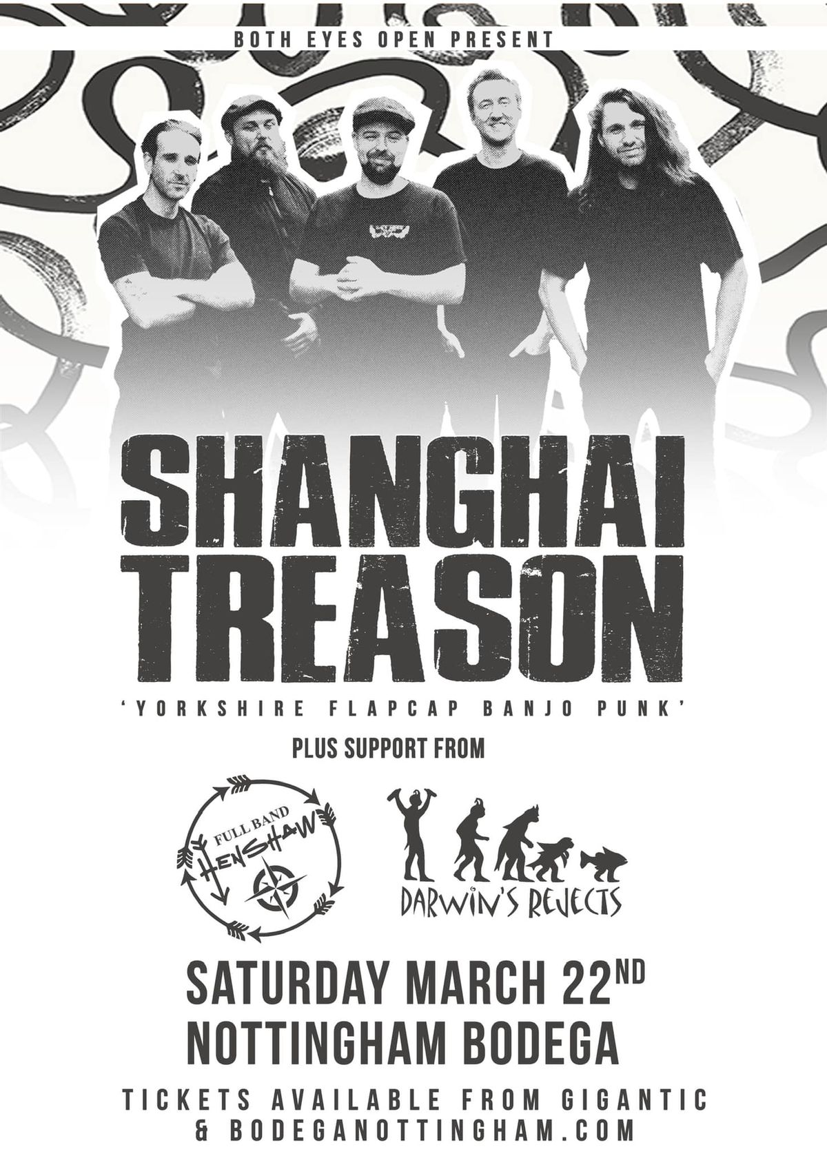 Shanghai Treason with Henshaw Music & Darwins Rejects