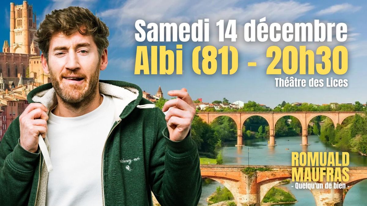 ROMUALD MAUFRAS en spectacle \u00e0 Albi