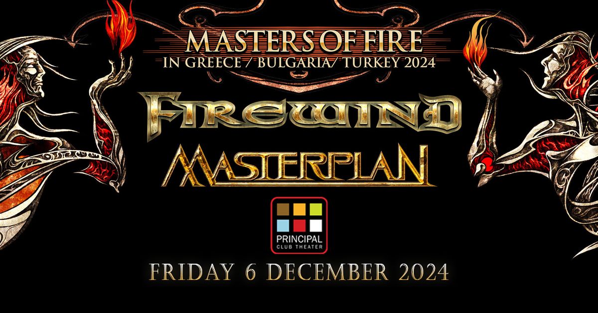 MASTERS OF FIRE - FIREWIND | MASTERPLAN live at Principal Club Theater