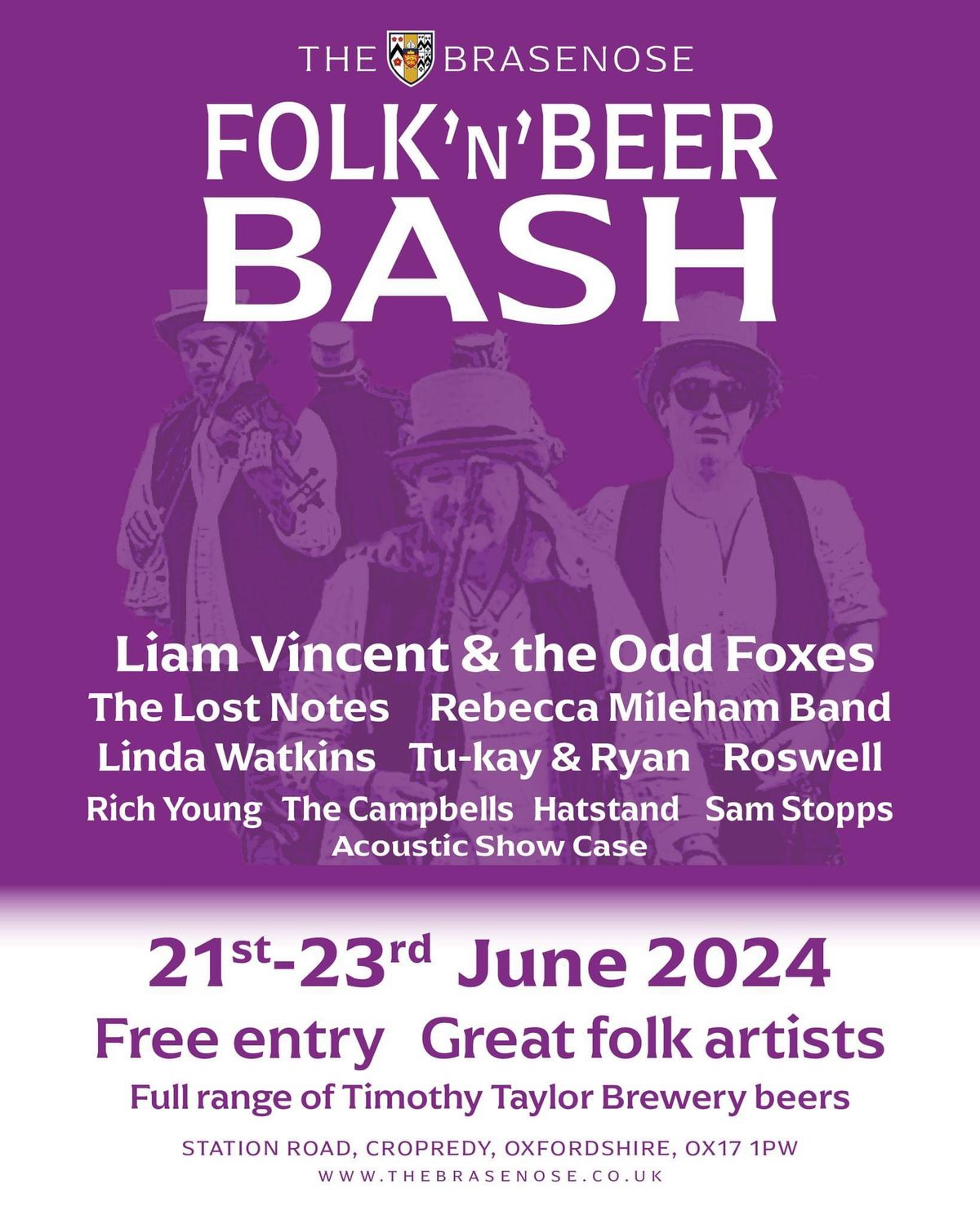 The Brasenose Folk'n'Beer Bash
