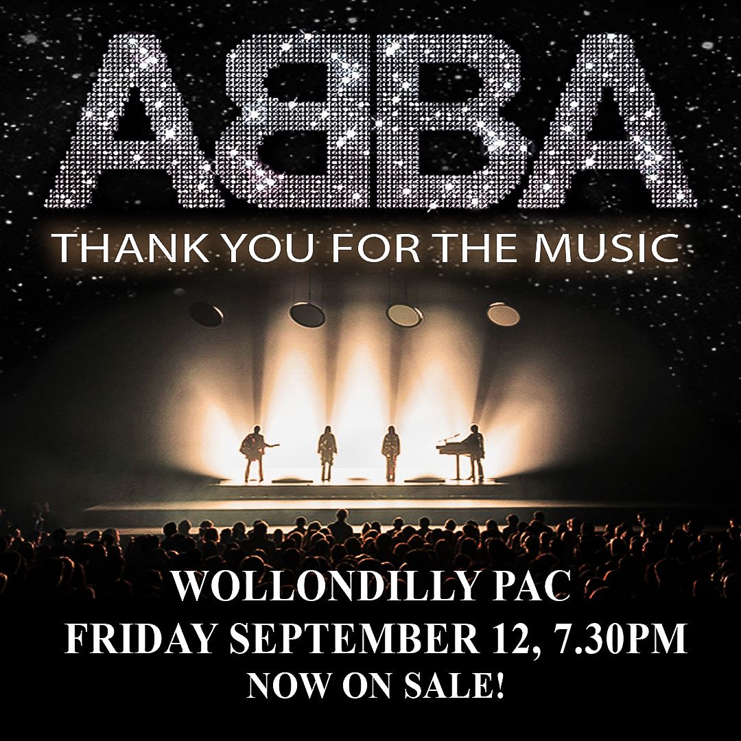 Wollondilly - Performing Arts Centre - Friday September 12, 7.30pm On sale soon