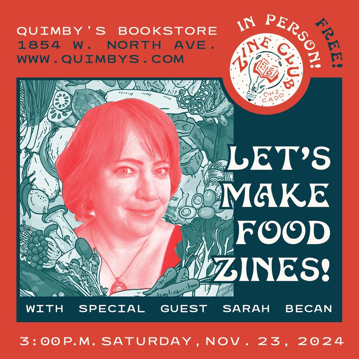 Zine Club Chicago: Let's Make Food Zines! with Special Guest Sarah Becan