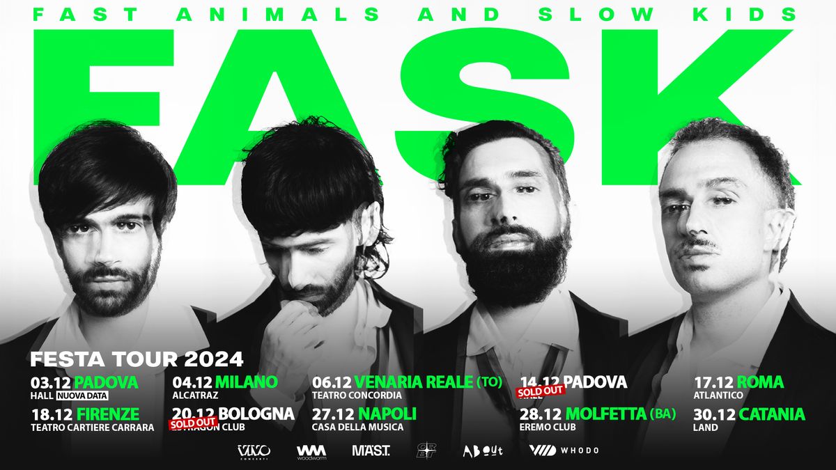 Fast Animals and Slow Kids live a Napoli