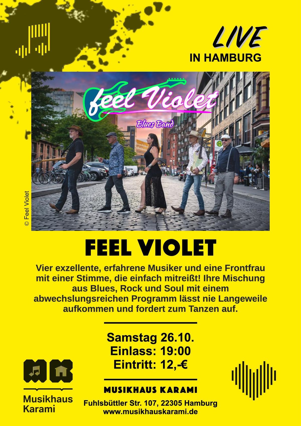 FEEL VIOLET - live im Musikhaus Karami