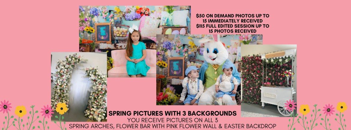 Spring Pictures at High Tide Celebrations Showroom