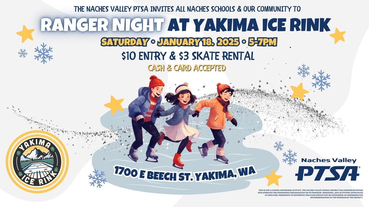 Ranger Night at Yakima Ice Rink\u26f8\ufe0f