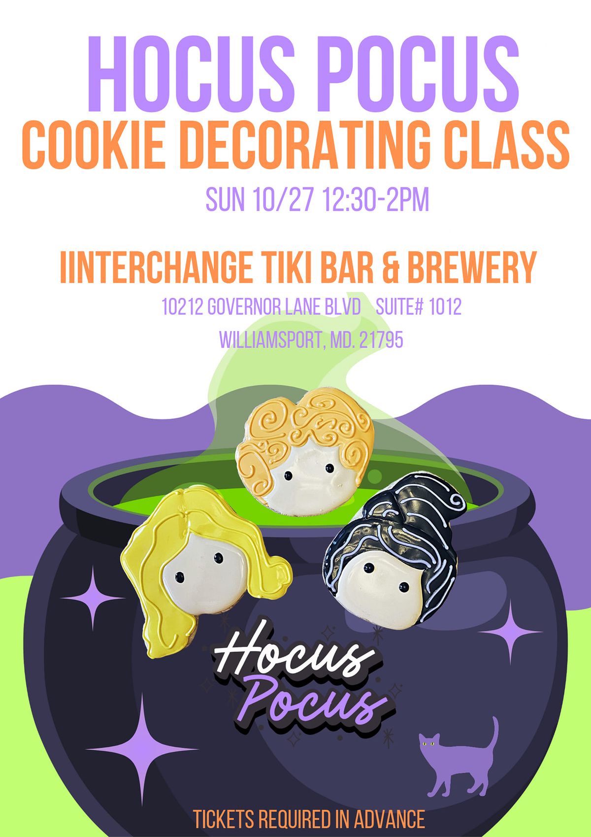 Hocus Pocus Cookie Decorating Class