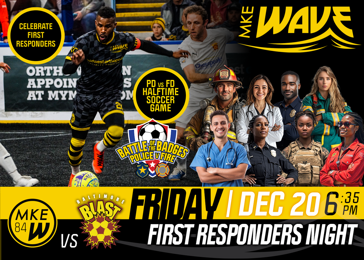 Baltimore Blast at Milwaukee Wave at UW Milwaukee Panther Arena