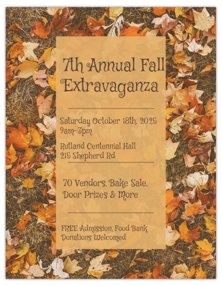 7th Annual Fall Extravaganza