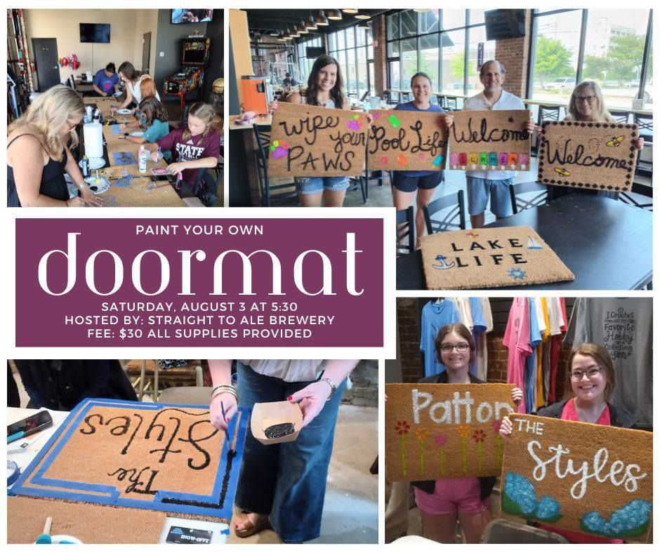 Paint Your Own Doormat Class