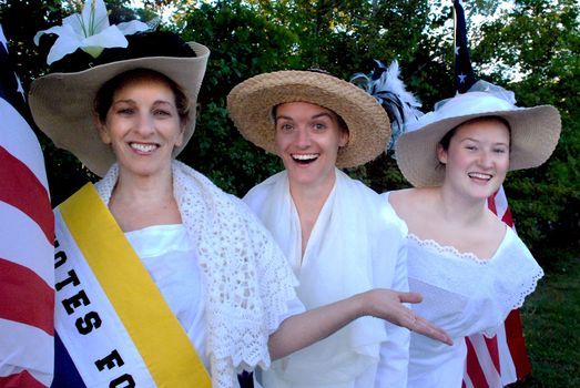 "The Suffragist Reenactment Society" Bennington, VT, Performance