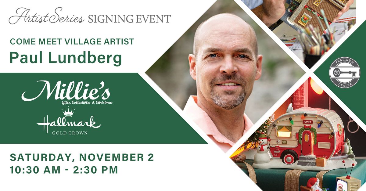 Paul Lundberg @ Millie's Hallmark Shop