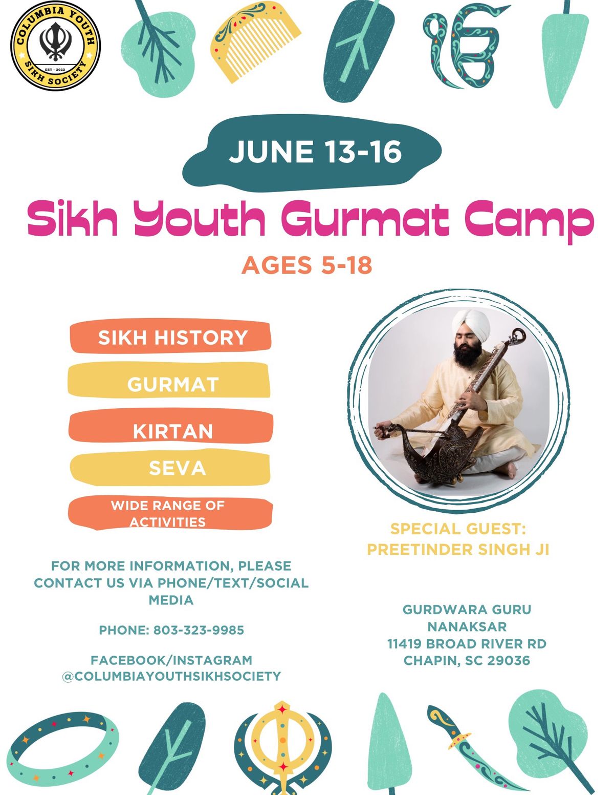 Sikh Youth Gurmat camp