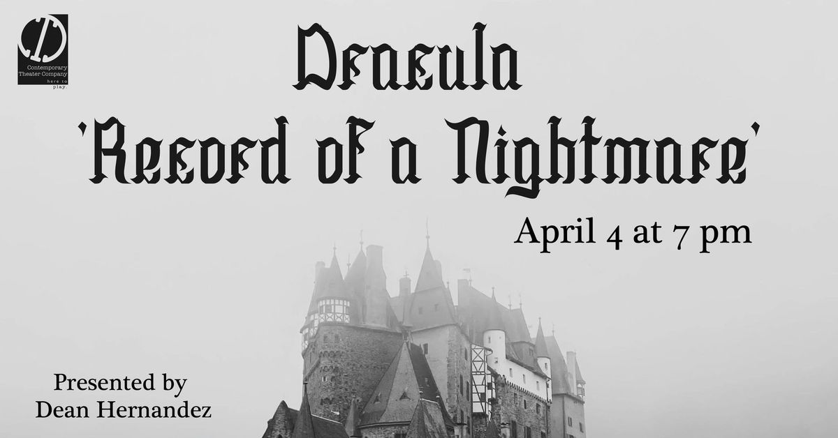 Dracula 'Record of a Nightmare'