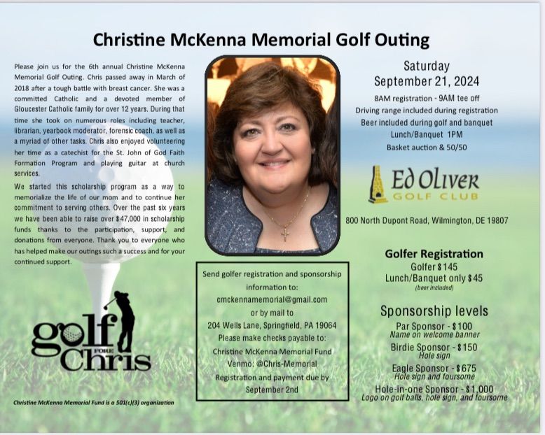 Christine McKenna Memorial Golf Outing