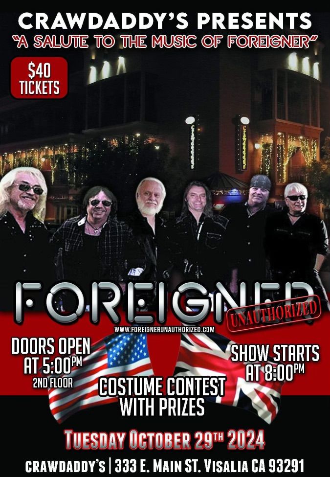 Foreigner unauthorized returns to Crawdaddys