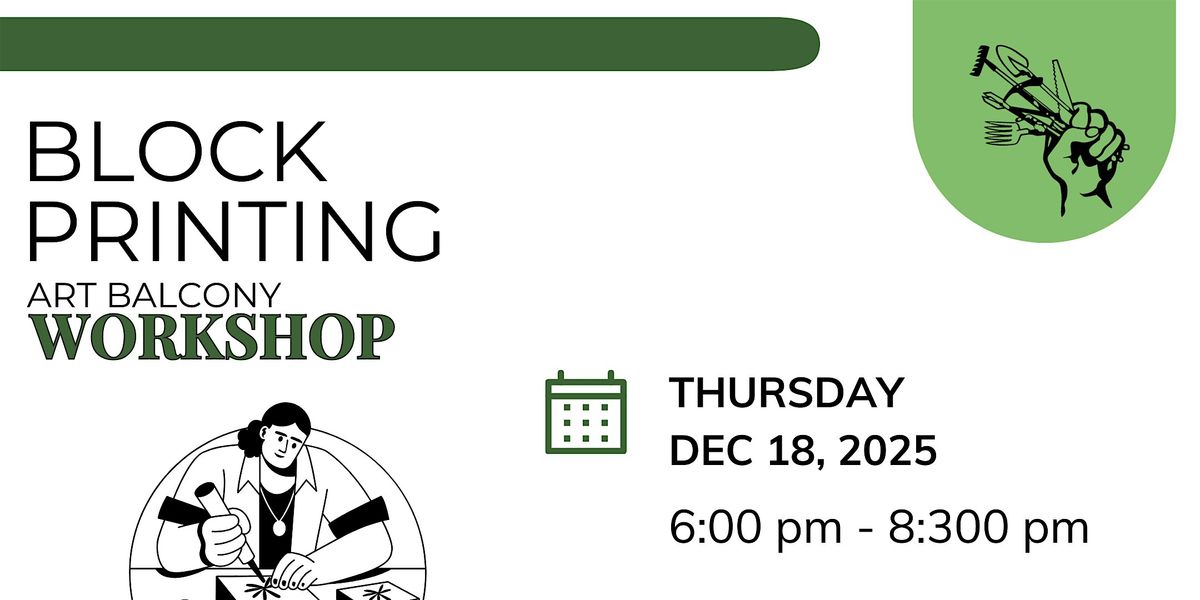 Block Printing Workshop