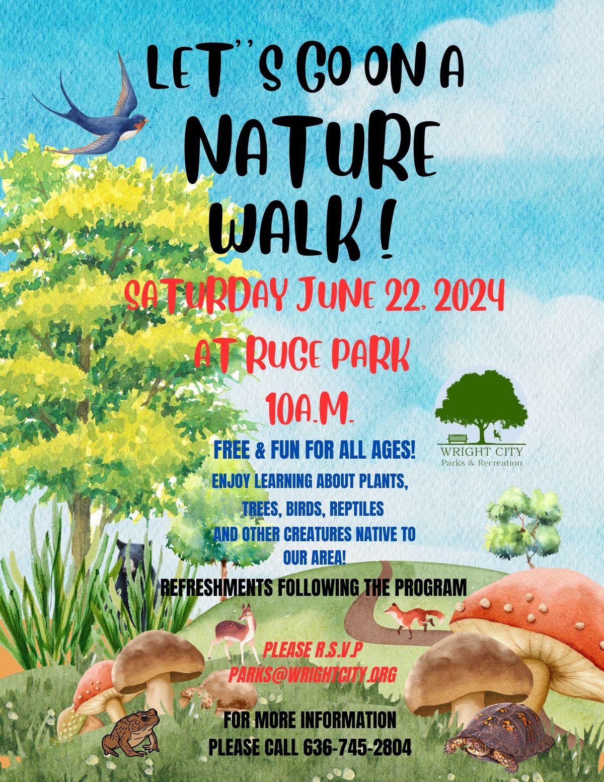 Native Plants, Trees, and Creatures Guided Walk