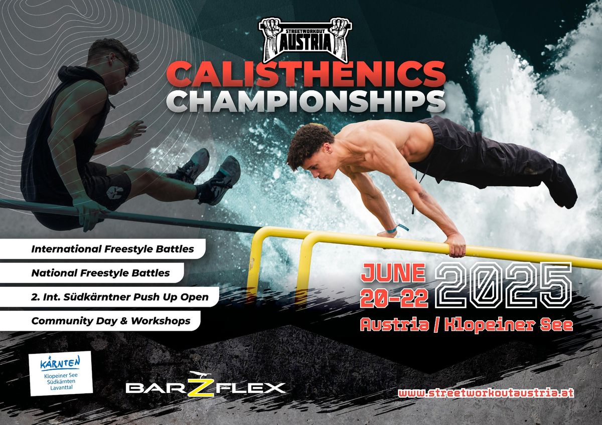 CALISTHENICS CHAMPIONSHIPS 2025 - AUSTRIA \/ K\u00e4rnten - Klopeiner See