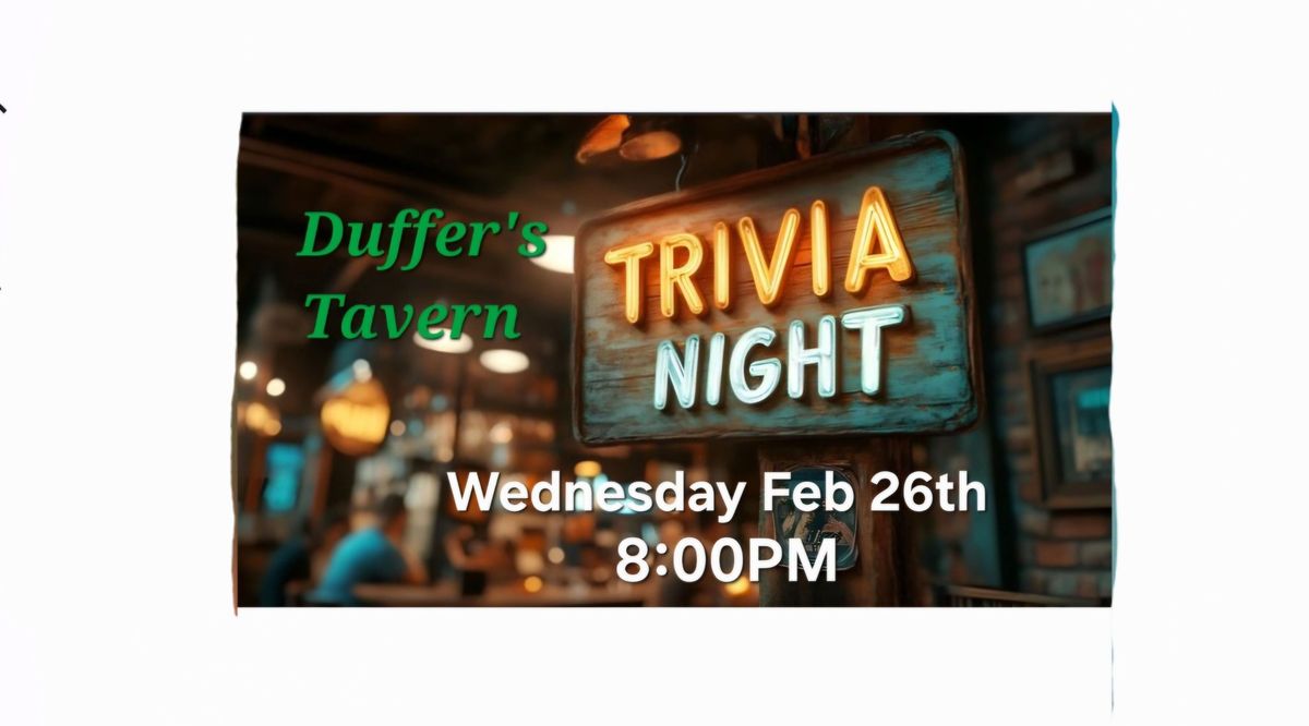 Trivia & Games Night!