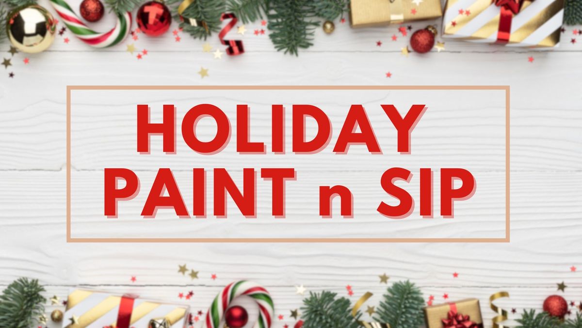 Holiday Paint N Sip