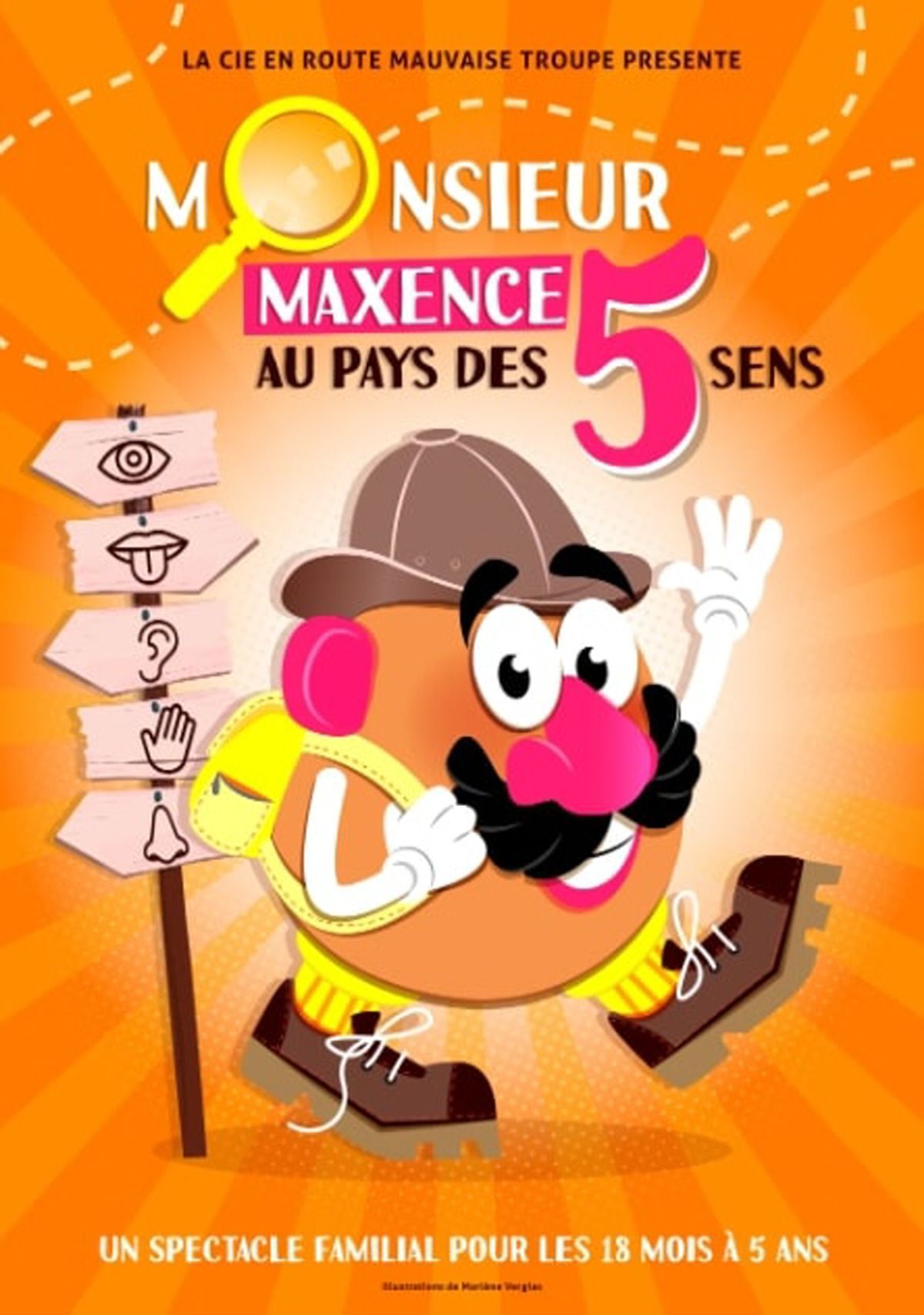 Monsieur Maxence au pays des 5 sens (1-5 ans)