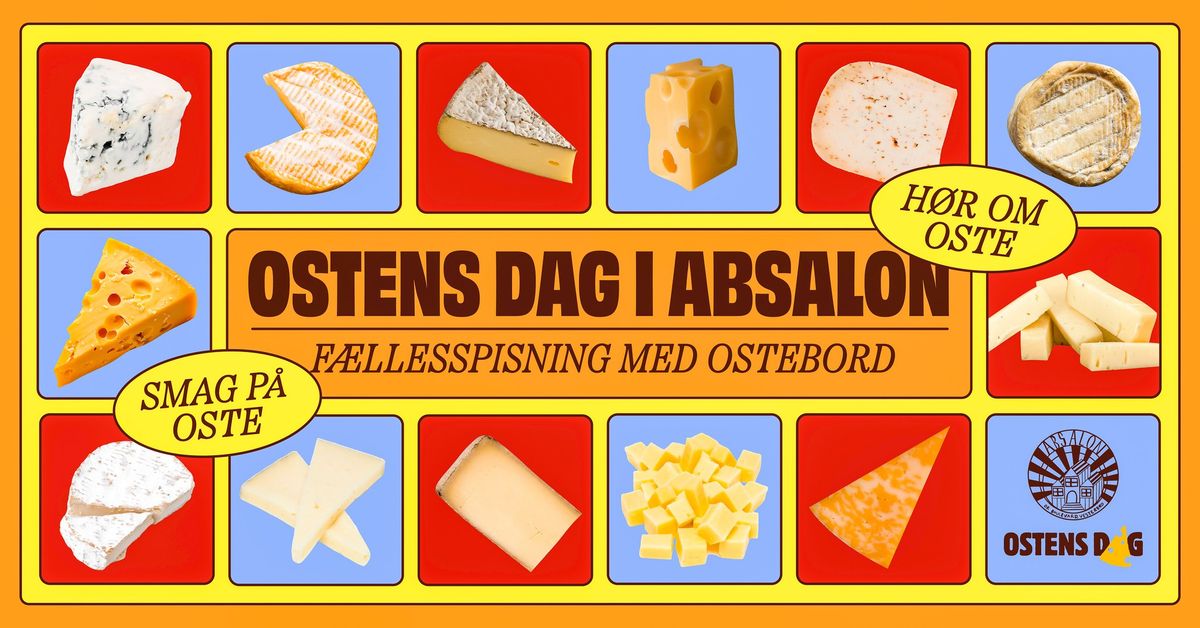 Ostens dag i Absalon- F\u00e6llesspisning med ostebord