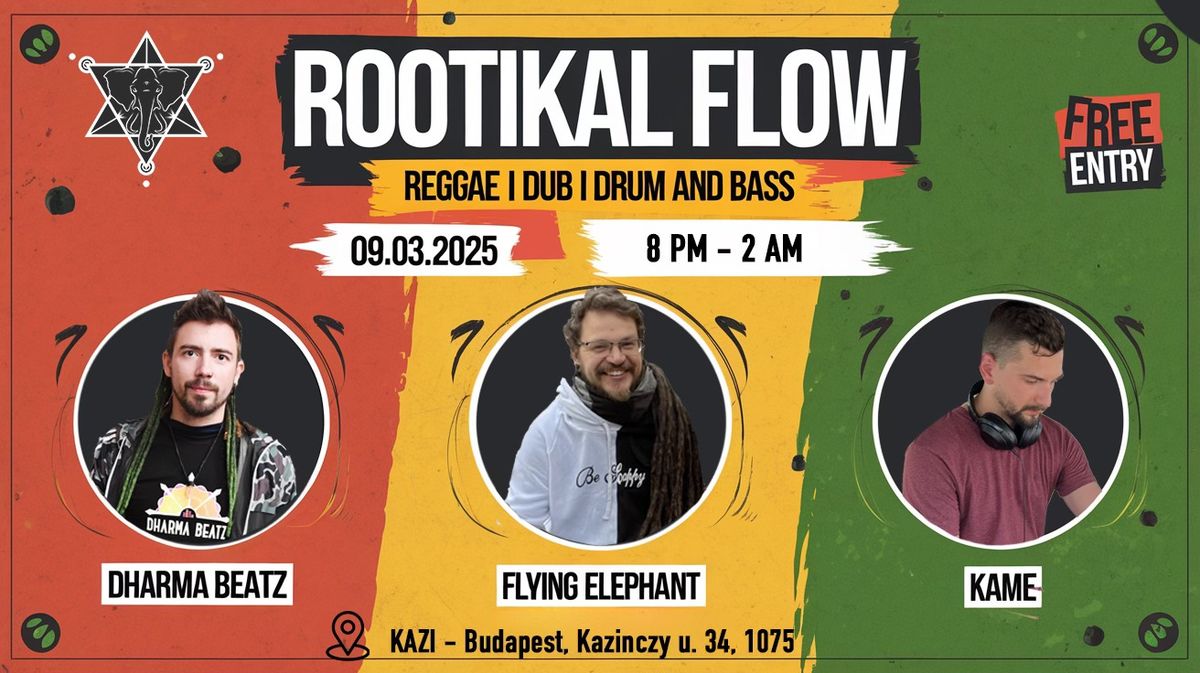 Chily Team: Rootikal Flow (reggae\/dub\/dnb) @ KAZI 