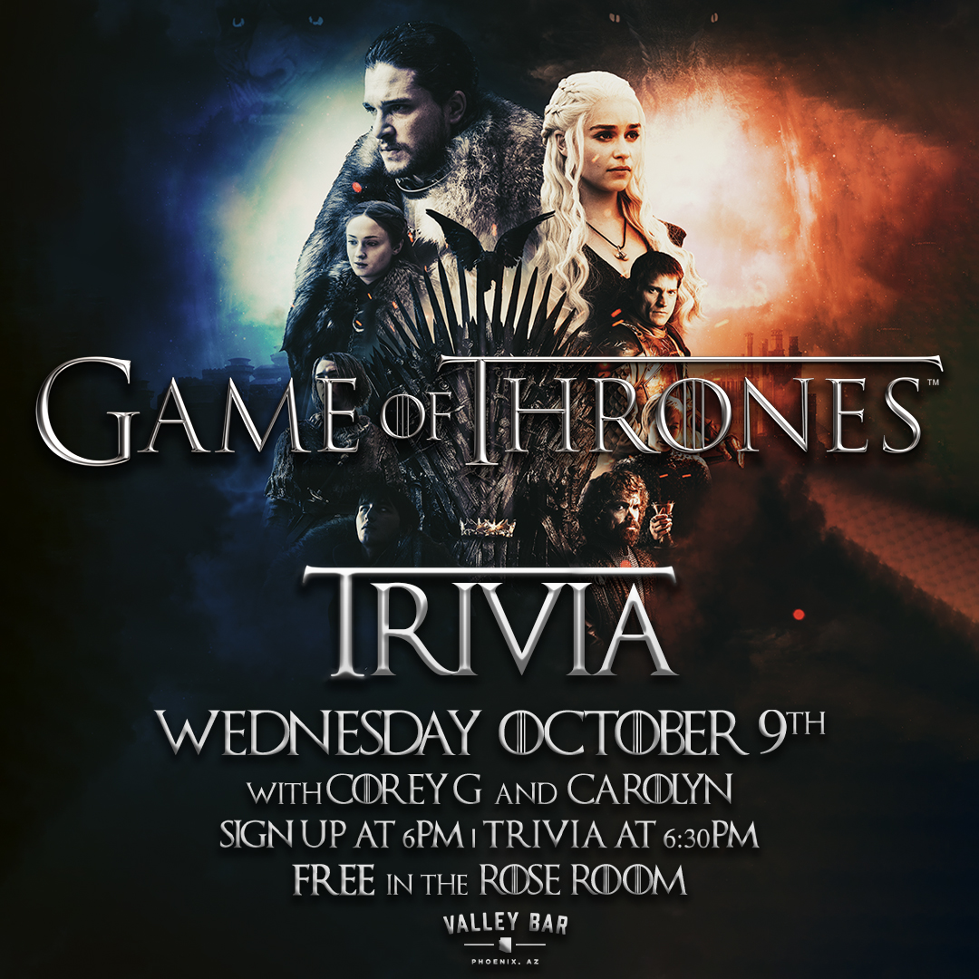 GAME OF THRONES TRIVIA w\/ COREY G + CAROLYN