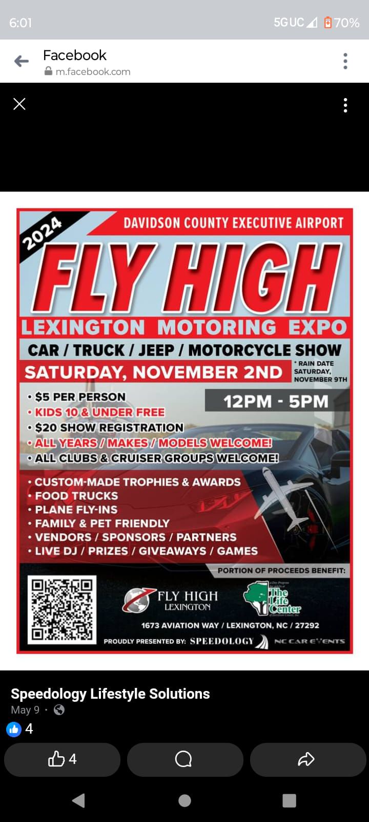 The Inaugural \u201cFly High Lexington\u201d Motoring Expo