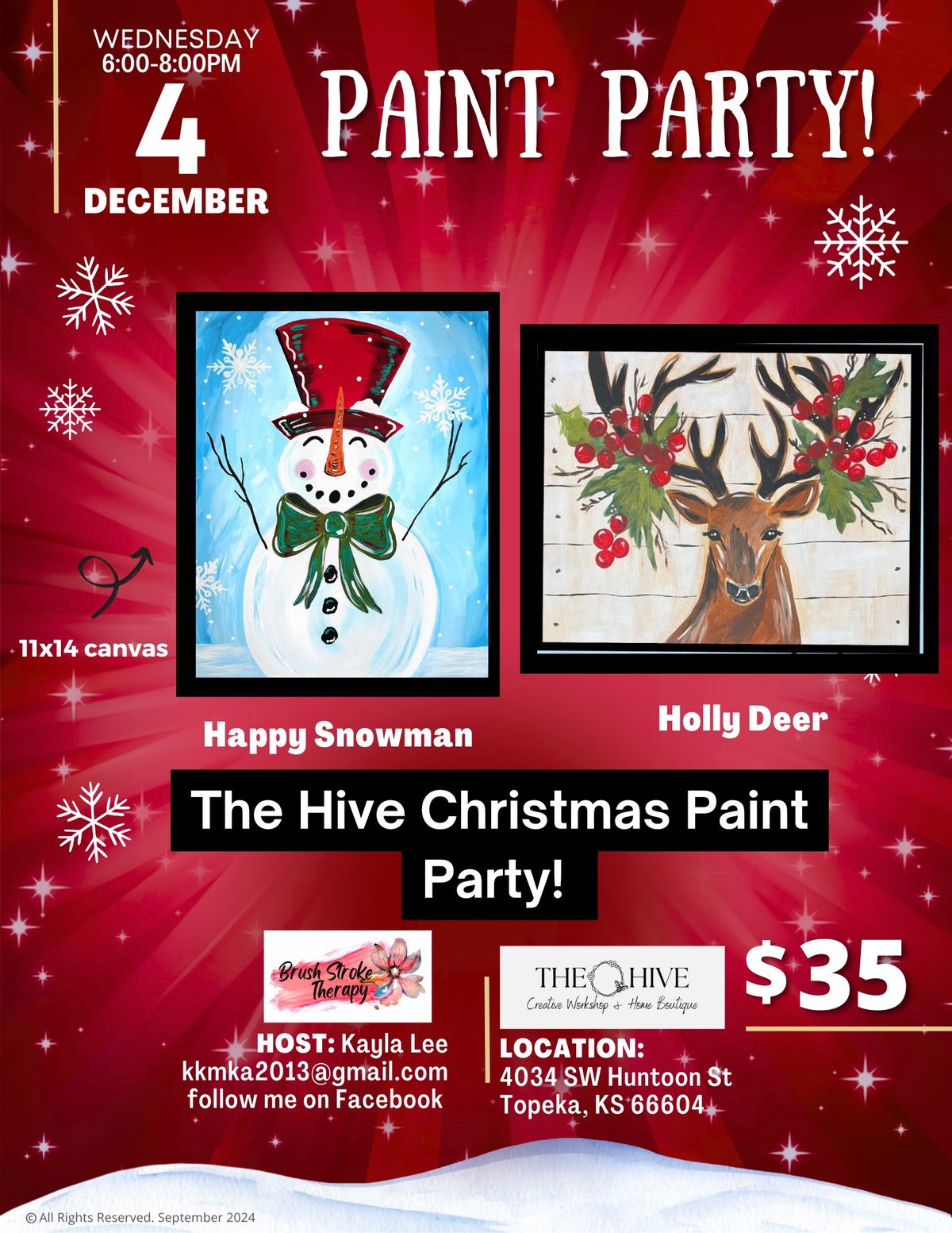 The Hive Christmas Paint 