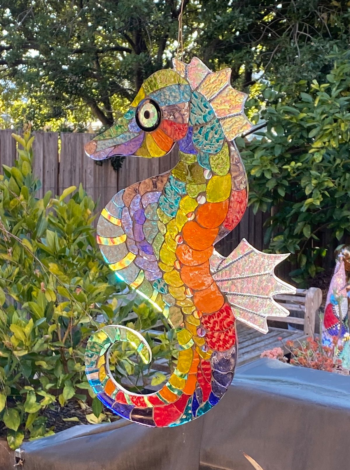 Mosaic a Sun-Catcher for your Garden