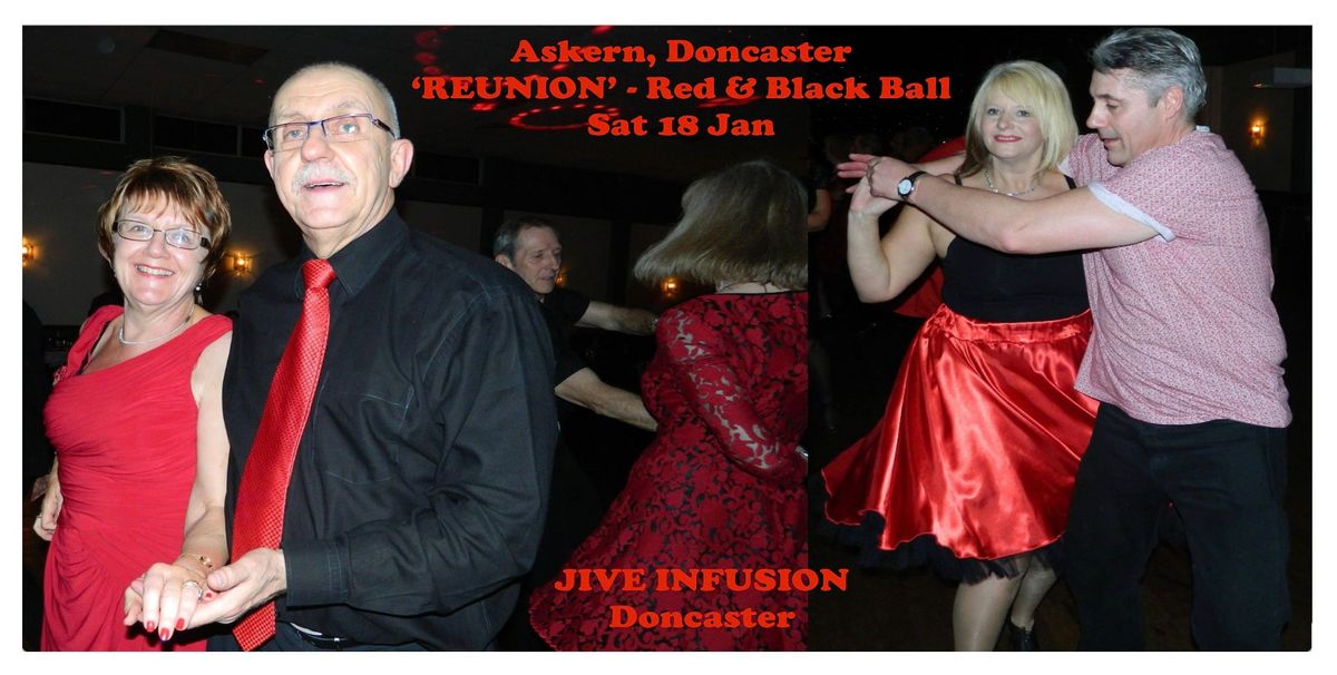 ASKERN 'REUNION' RED & BLACK BALL