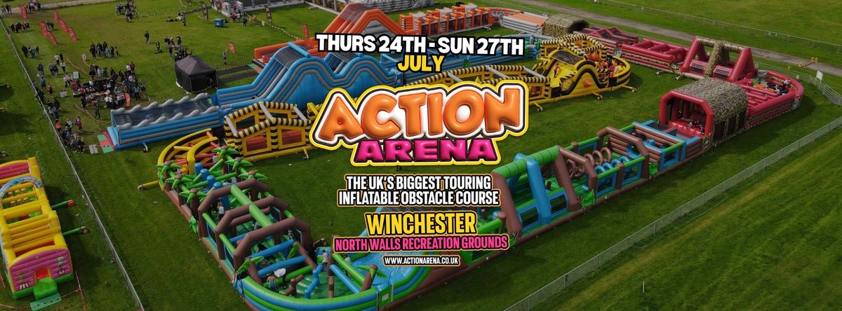 Action Arena Winchester 2025 \u2022 UK's BIGGEST Touring Inflatable Obstacle Course