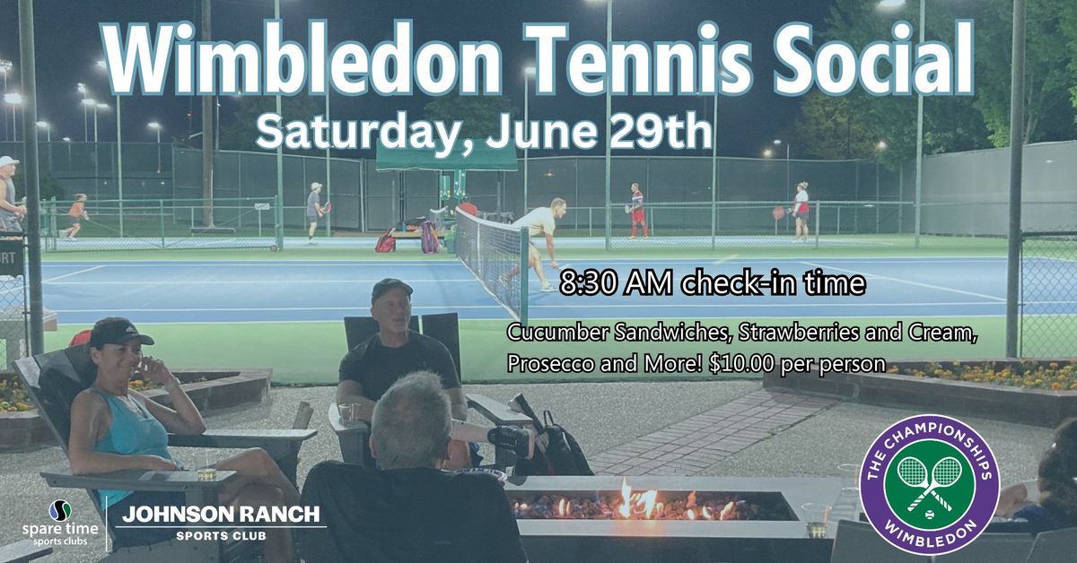Wimbledon Tennis Social | Open to all Spare Time Sports Clubs Members
