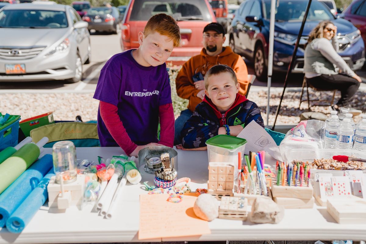 Children's Entrepreneur Market at Christmas on the Farm in Burleson