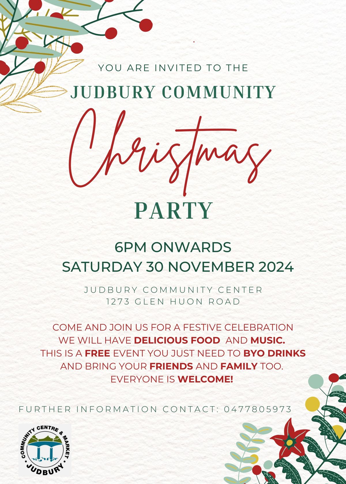 \ud83c\udf84 Judbury Community Christmas Party \ud83c\udf84