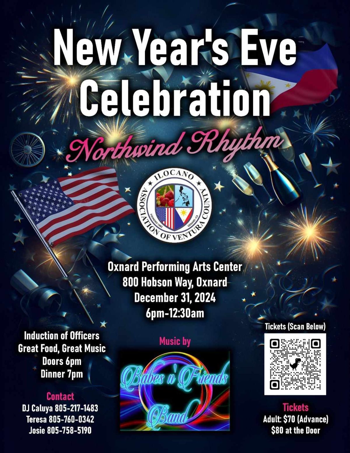 IAVC New Years Eve Celebration "Northwind Rhythm"