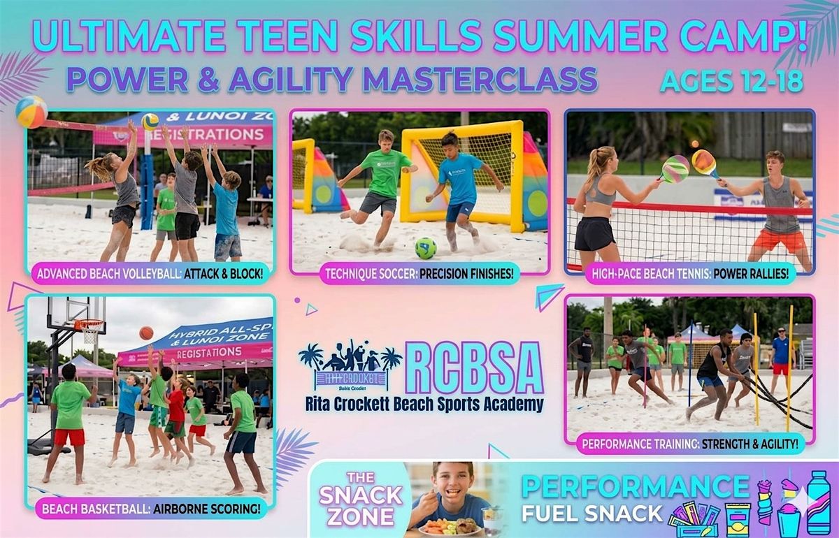 Aug 3-6: RCBSA Teen Intensive Strength & Conditioning and All Skills Camp