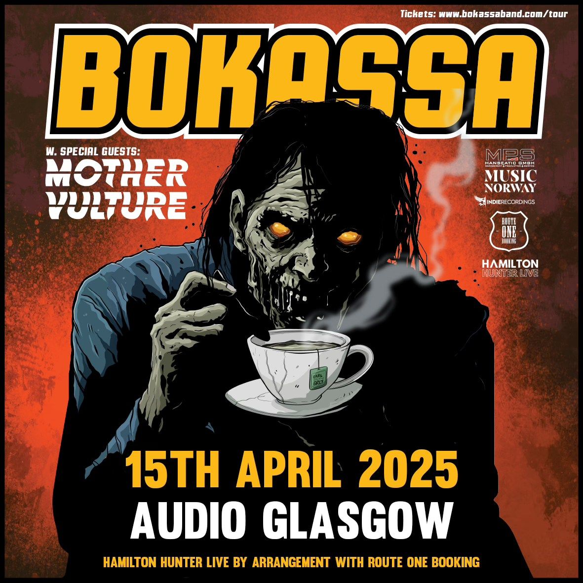 BOKASSA + Mother Vulture - 15th April 2025 - Audio Glasgow