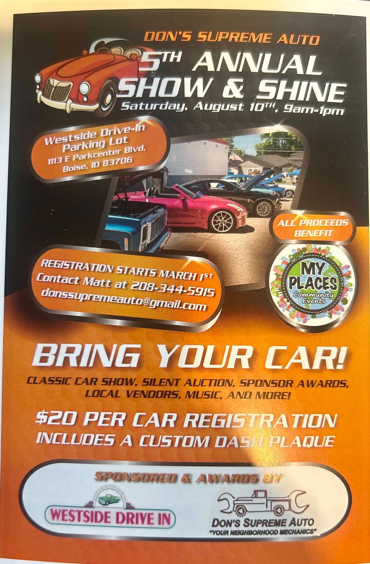 5TH ANNUAL DON'S SUPREME SHOW AND SHINE