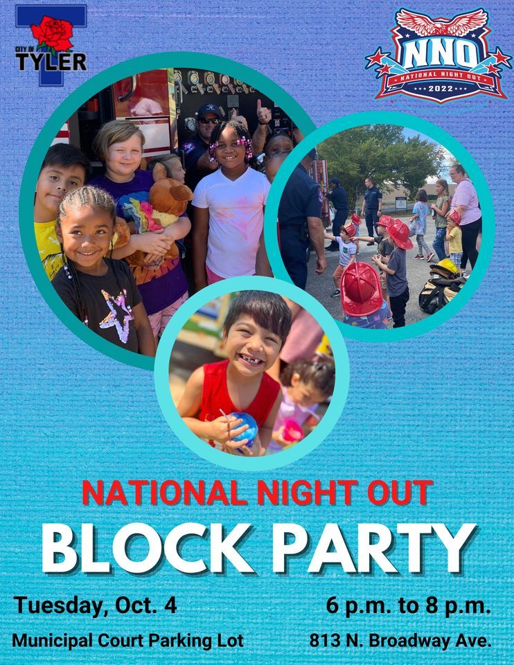 National Night Out Block Party, City of Tyler Municipal Court, 4